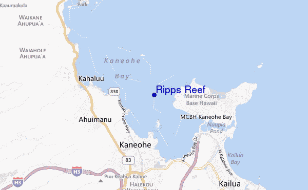 mappa di localizzazione di Ripps Reef