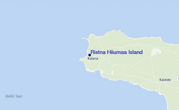 mappa di localizzazione di Ristna Hiiumaa Island