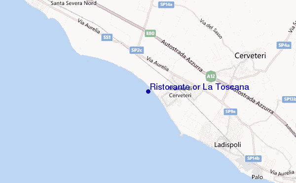 mappa di localizzazione di Ristorante or La Toscana