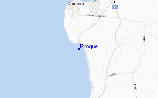 mappa di localizzazione di Ritoque