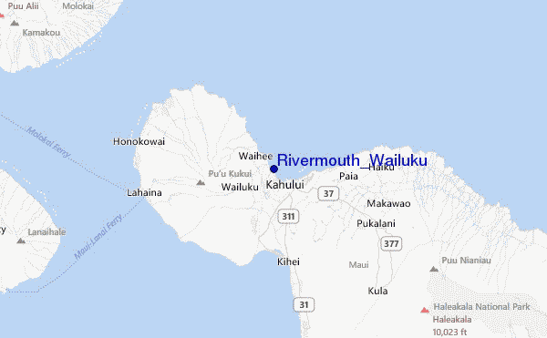 Rivermouth_Wailuku Location Map