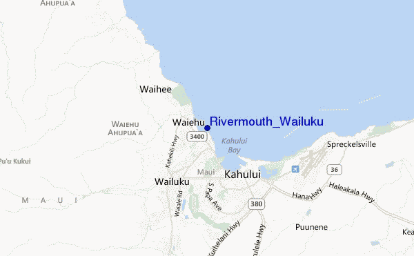mappa di localizzazione di Rivermouth_Wailuku