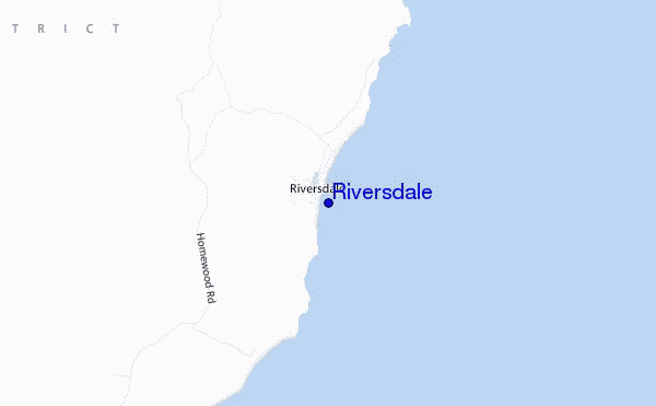 mappa di localizzazione di Riversdale