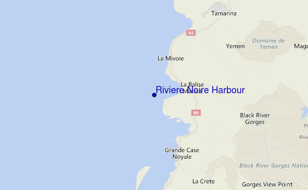 mappa di localizzazione di Riviere Noire Harbour