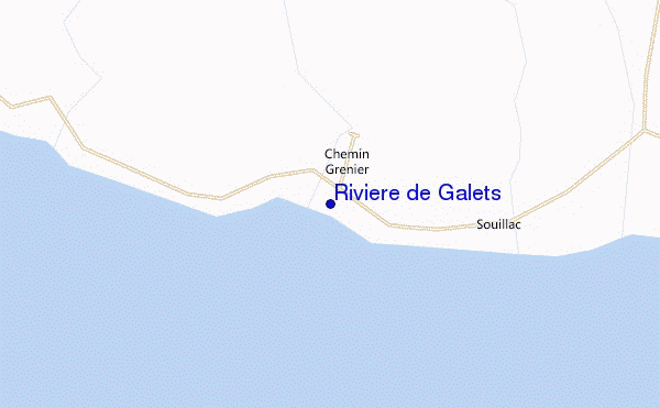 mappa di localizzazione di Riviere de Galets