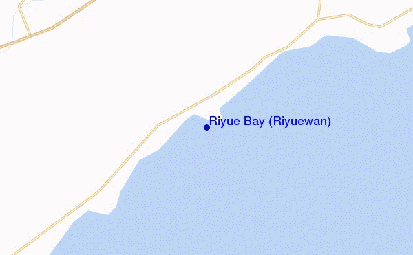 mappa di localizzazione di Riyue Bay (Riyuewan)