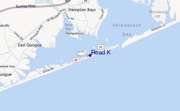 mappa di localizzazione di Road K