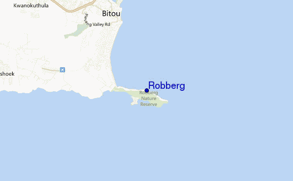 mappa di localizzazione di Robberg