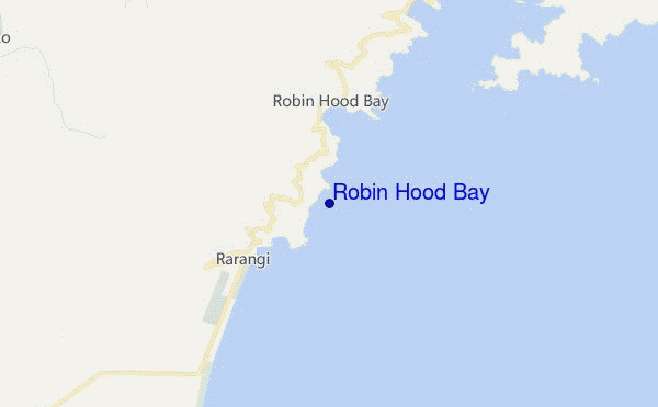 mappa di localizzazione di Robin Hood Bay