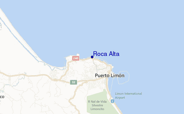 mappa di localizzazione di Roca Alta