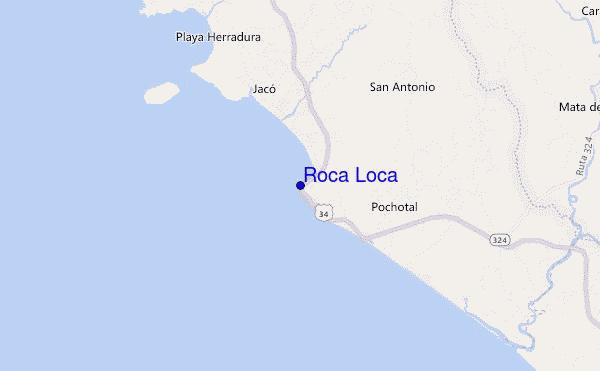 mappa di localizzazione di Roca Loca