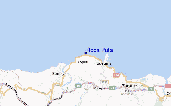 mappa di localizzazione di Roca Puta