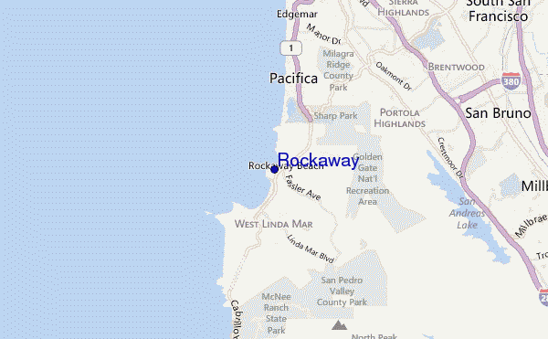 mappa di localizzazione di Rockaway