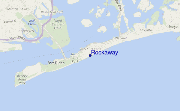 mappa di localizzazione di Rockaway