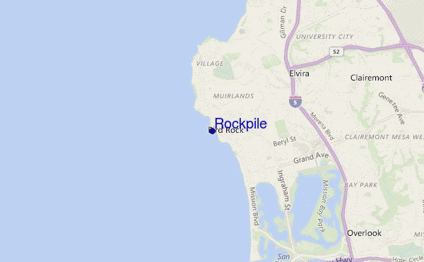 mappa di localizzazione di Rockpile