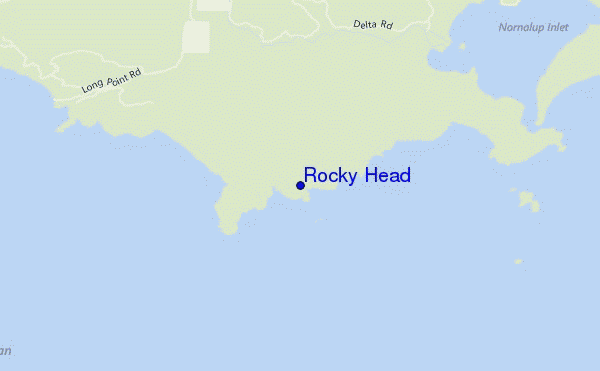 mappa di localizzazione di Rocky Head