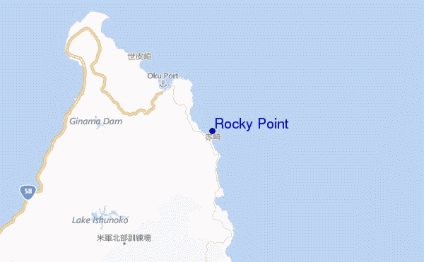 mappa di localizzazione di Rocky Point
