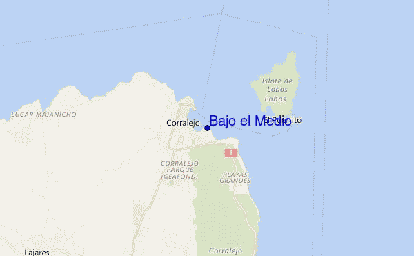 mappa di localizzazione di Bajo el Medio