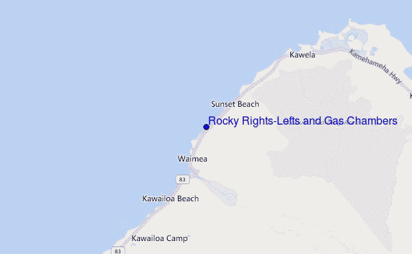 mappa di localizzazione di Rocky Rights/Lefts and Gas Chambers