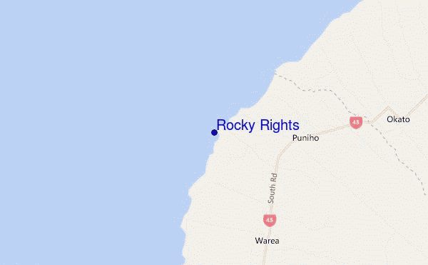 mappa di localizzazione di Rocky Rights
