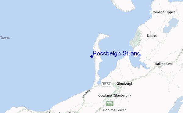 mappa di localizzazione di Rossbeigh Strand
