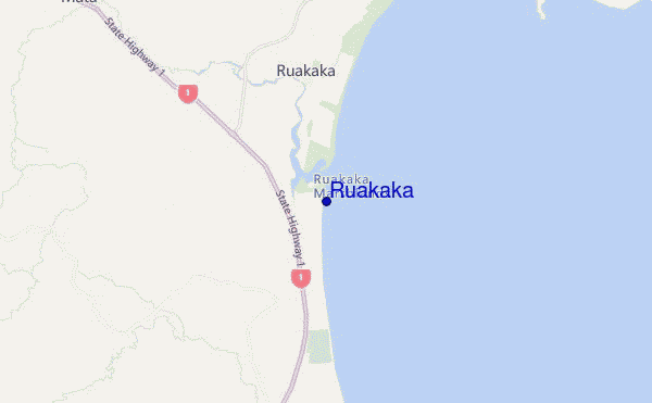 mappa di localizzazione di Ruakaka