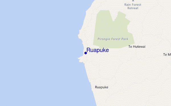 mappa di localizzazione di Ruapuke