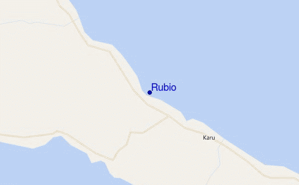 mappa di localizzazione di Rubio