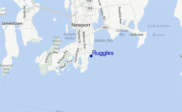 mappa di localizzazione di Ruggles