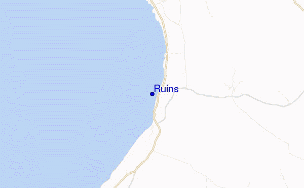 mappa di localizzazione di Ruins
