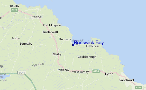mappa di localizzazione di Runswick Bay