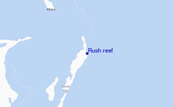 mappa di localizzazione di Rush reef