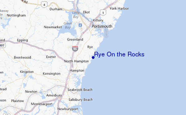 Rye On the Rocks Location Map