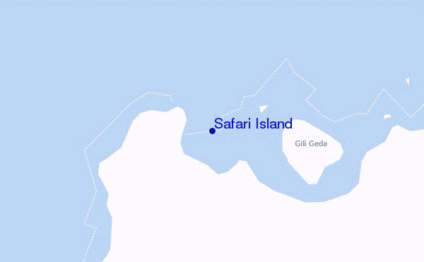 mappa di localizzazione di Safari Island