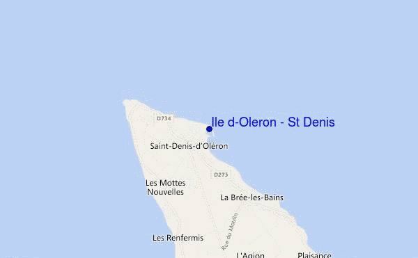 mappa di localizzazione di Ile d'Oleron - St Denis