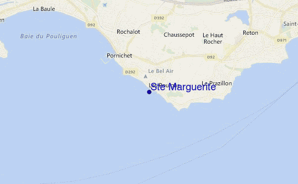 mappa di localizzazione di Ste Marguerite