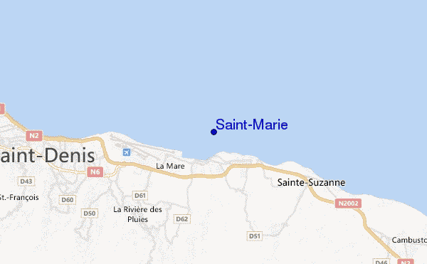 mappa di localizzazione di Saint-Marie
