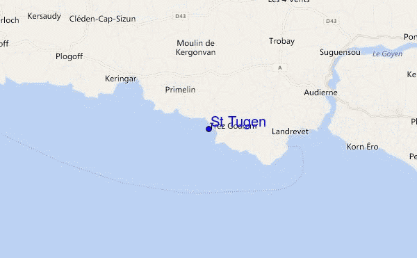 mappa di localizzazione di St Tugen