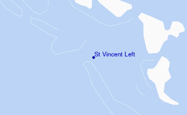 mappa di localizzazione di St Vincent Left