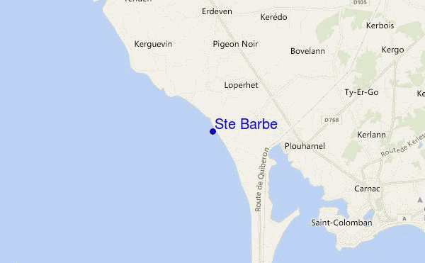 mappa di localizzazione di Ste Barbe