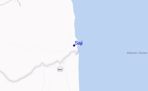 mappa di localizzazione di Saji
