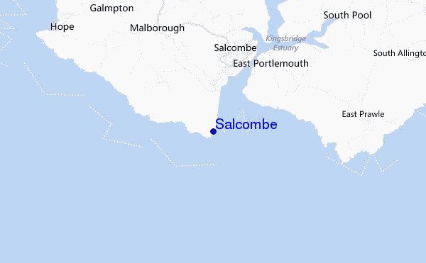 mappa di localizzazione di Salcombe