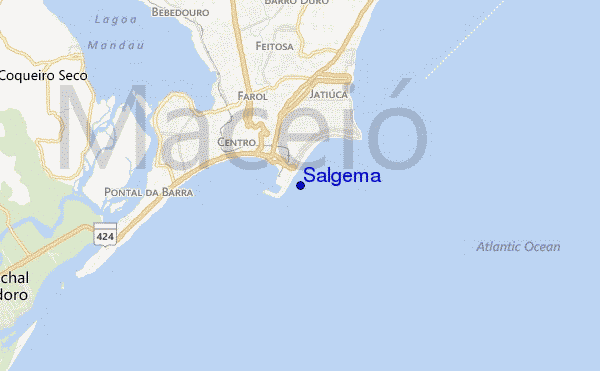 mappa di localizzazione di Salgema