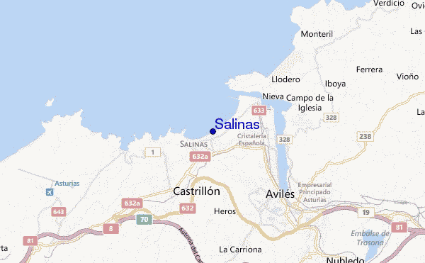 mappa di localizzazione di Salinas