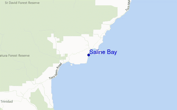 mappa di localizzazione di Saline Bay