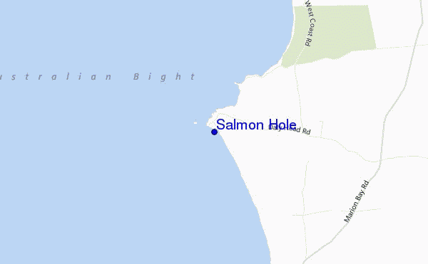 mappa di localizzazione di Salmon Hole