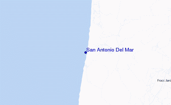 mappa di localizzazione di San Antonio Del Mar