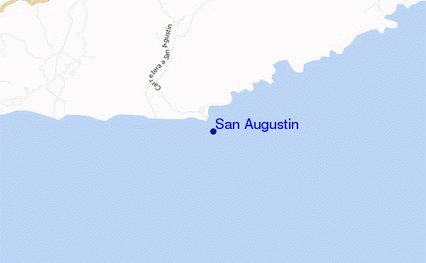 mappa di localizzazione di San Augustin