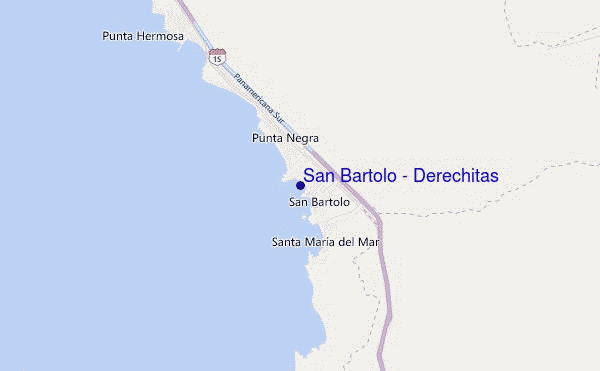 mappa di localizzazione di San Bartolo - Derechitas