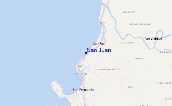 mappa di localizzazione di San Juan